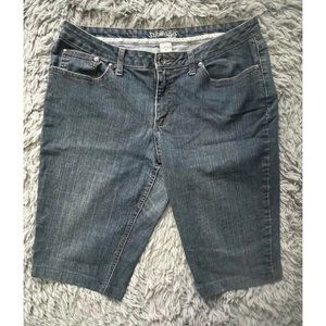 St John Bay Blue Denim Capri Jeans Size 14